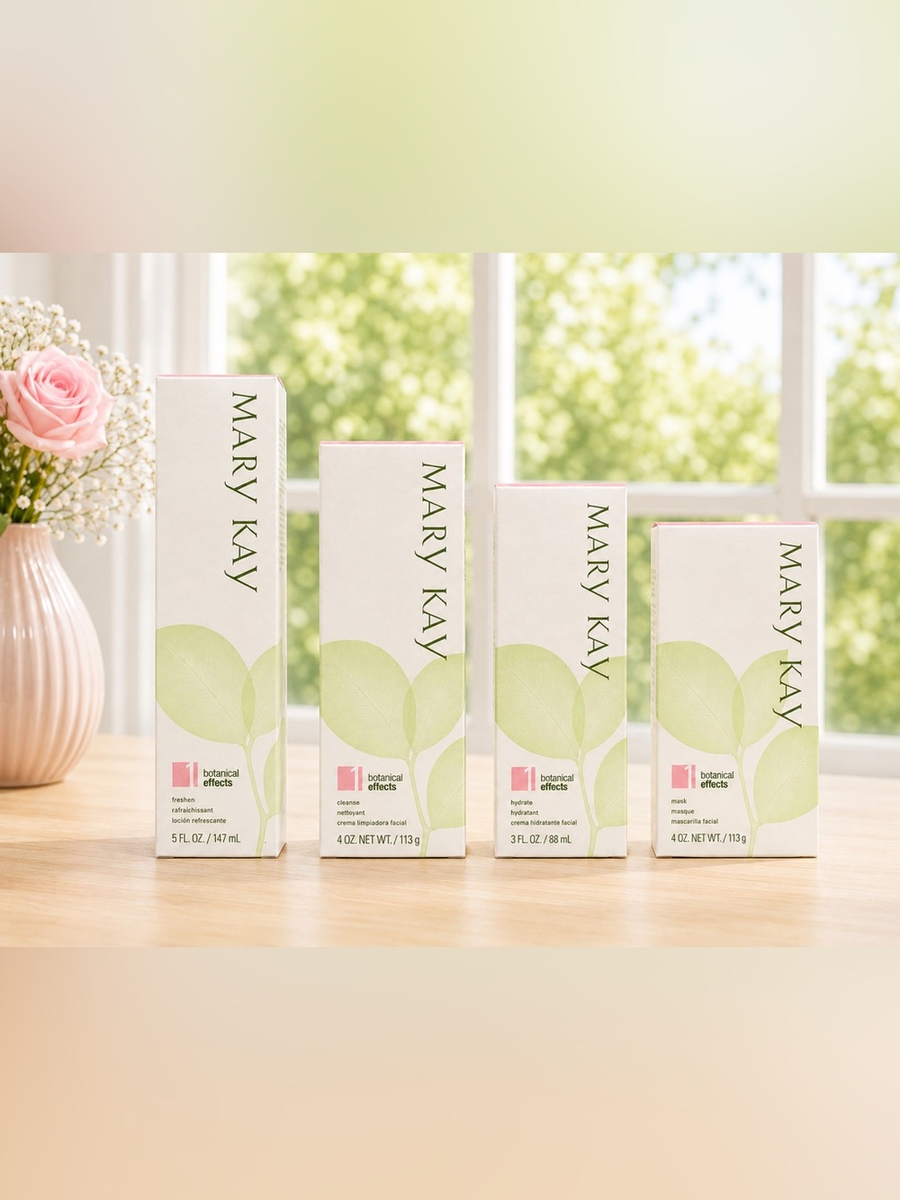 Mary Kay Botanical Effects Formula 1 Mask - Freshen - Cleanse - Hydrate Set NIB